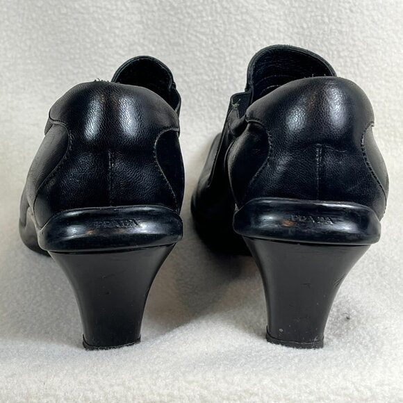 PRADA Women's Nero Calzature Donna Nappa Sport Ankle Bootie EU 38 US Size 7.5 - Picture 4 of 12